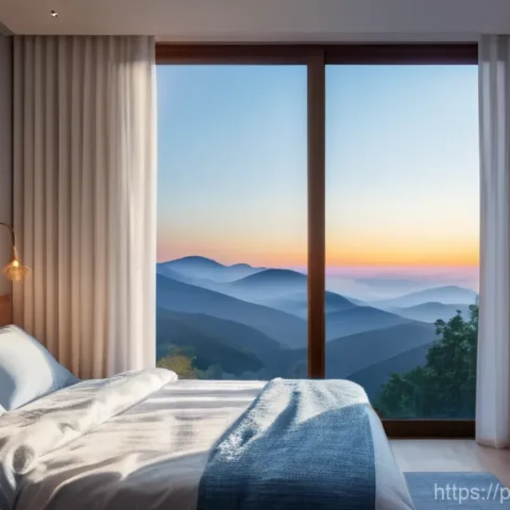 서큘래딘 조명 설계와 공간 활용 - **Prompt for Natural Circadian Lighting:**
    "A cozy, modern bedroom at dawn, filled with soft, wa...