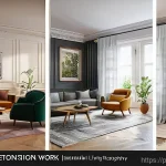 서큘래딘 조명 설계에서의 고객 맞춤형 서비스 - Here are three detailed image generation prompts in English, inspired by the provided text about per...